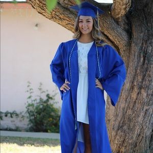 White lace high low dress